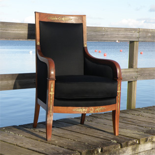 fauteuil noir